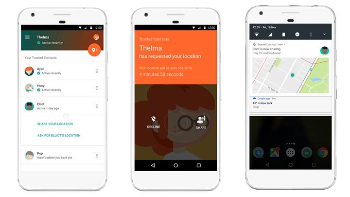 Google'dan Android için yeni kişisel güvenlik uygulaması: Güvenilir Kişiler
