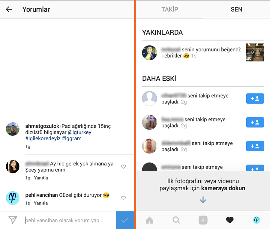 Instagram'a yorum beğenme ve yanıtlama özellikleri geldi