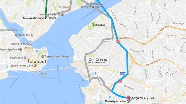 google maps artik ulkemizde toplu
