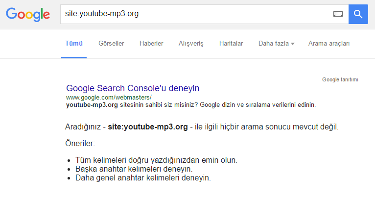 Google, ünlü YouTube-MP3 sitesini arama motorundan tamamen sildi