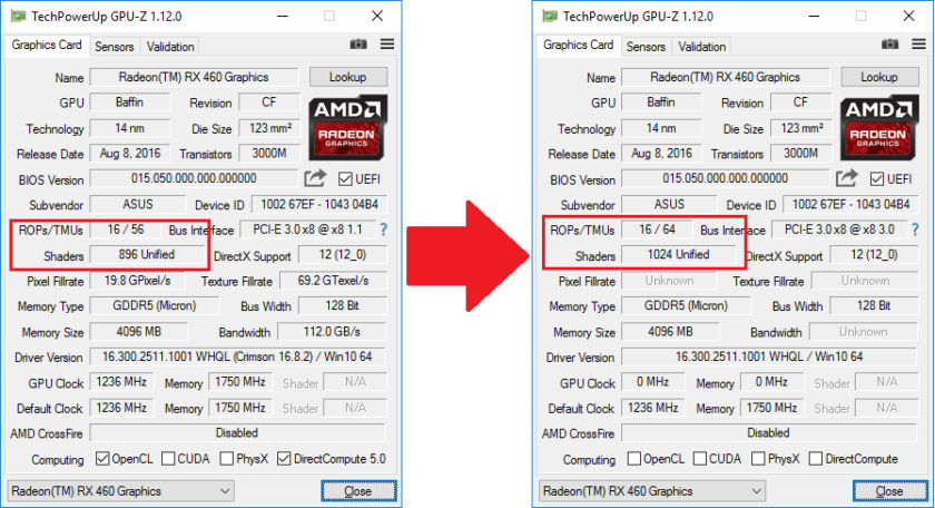 AMD Radeon RX460'a %12.5 Performans Artışı