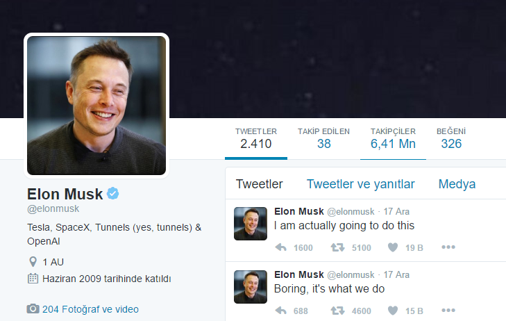 Elon Musk trafik sorununu çözmek için tünel kazma şirketi kuracak