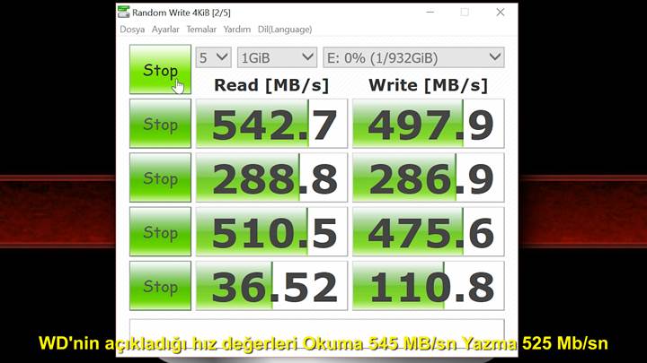 WD Blue 1TB SSD inceleme videosu 'WD'den F/P odaklı performanslı SSD'