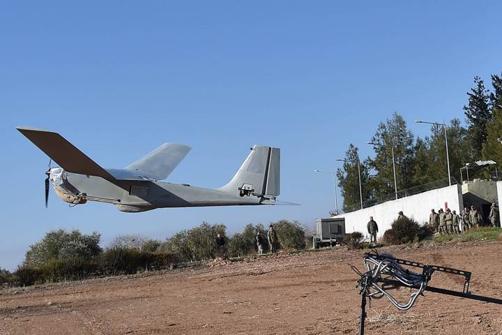 TSK, Suriye’de kullanılan RQ-20 Puma İHA’dan fotoğraf paylaştı
