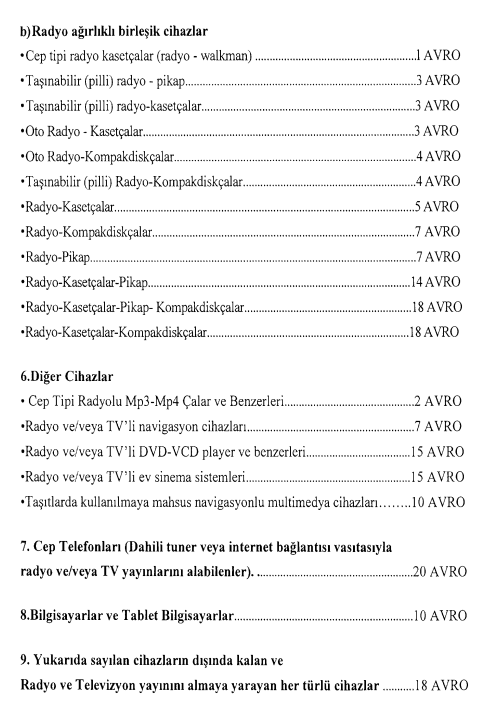 Telefon, bilgisayar ve televizyonlara 2017 vergisi