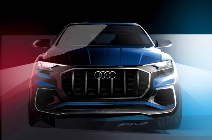 Audi, Q8 konseptinin yeni bir görselini yayınladı