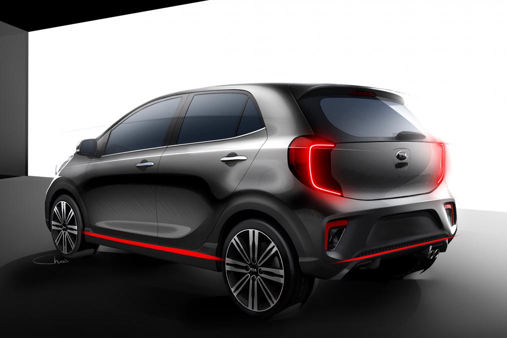 Yeni 2017 Kia Picanto'nun eskiz tasarım görselleri yayınlandı