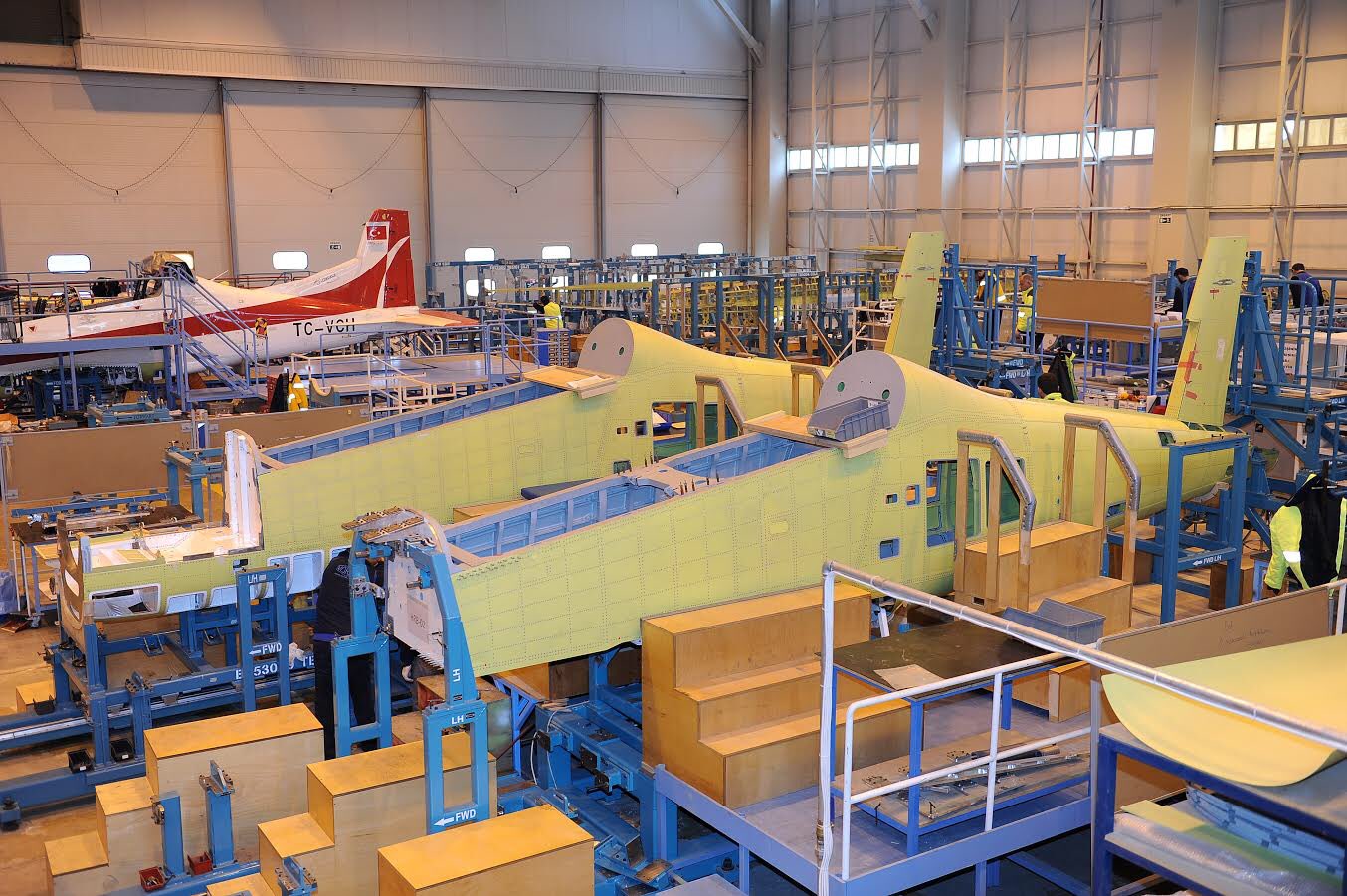 İlk Hürkuş-B'lerin gövde imalatı tamamlandı