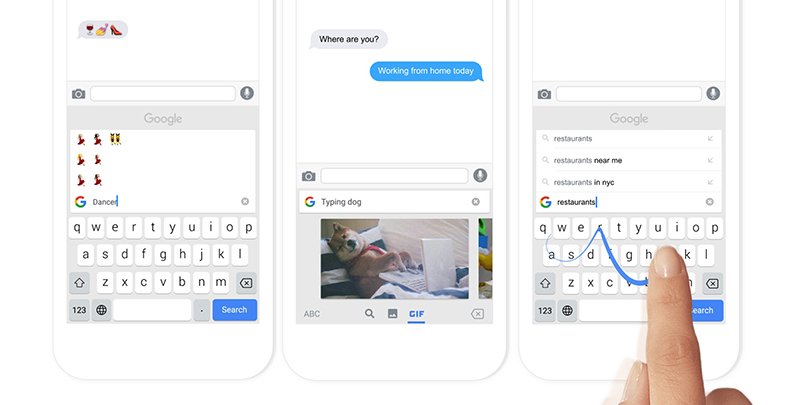 Google'ın klavye uygulaması Gboard, 500 milyon indirme sayısını aştı