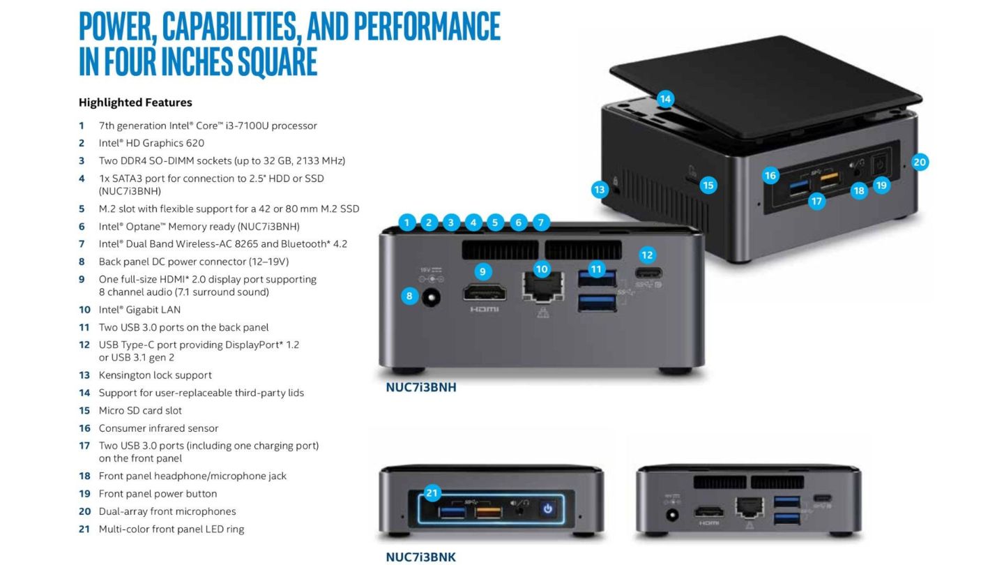 Yeni tasarımlı Intel NUC’lar CES 2017 fuarında