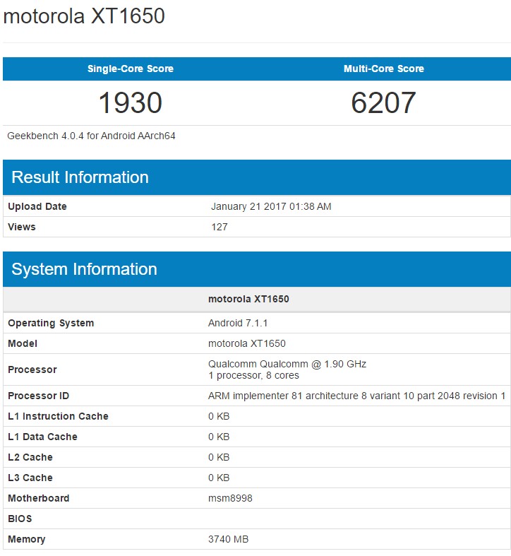 Motorola’nın yeni amiral gemisi benchmark testlerinde