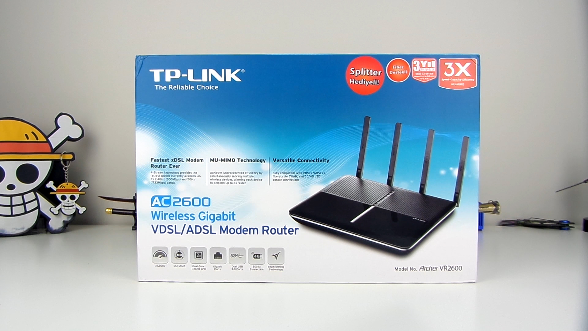 TP-Link Archer VR2600 incelemesi 'Qualcomm MU EFX yongalı, üst segment fiber modem/router'