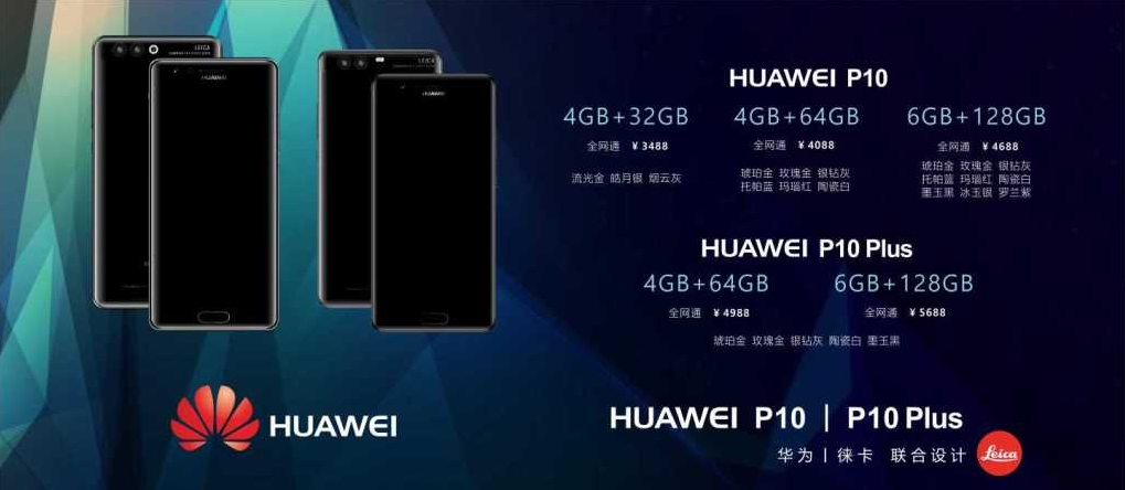 Huawei P10 ve P10 Plus göründü