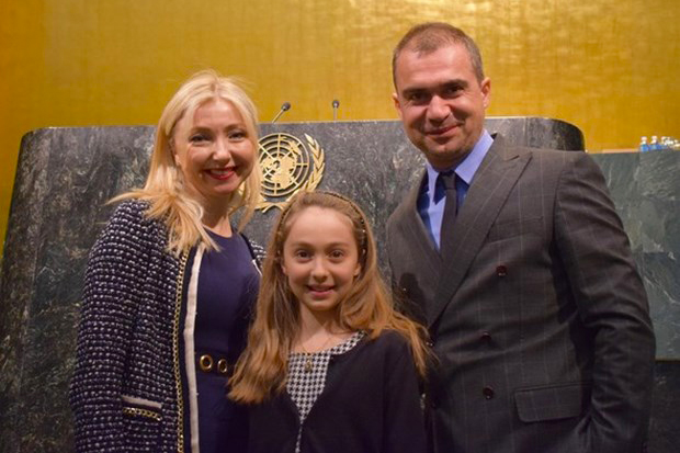 11 yaşındaki Türk Kızı Talya, BM Genel Kurulu'nda konuştu