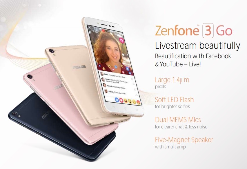 Asus ZenFone 3 Go geliyor