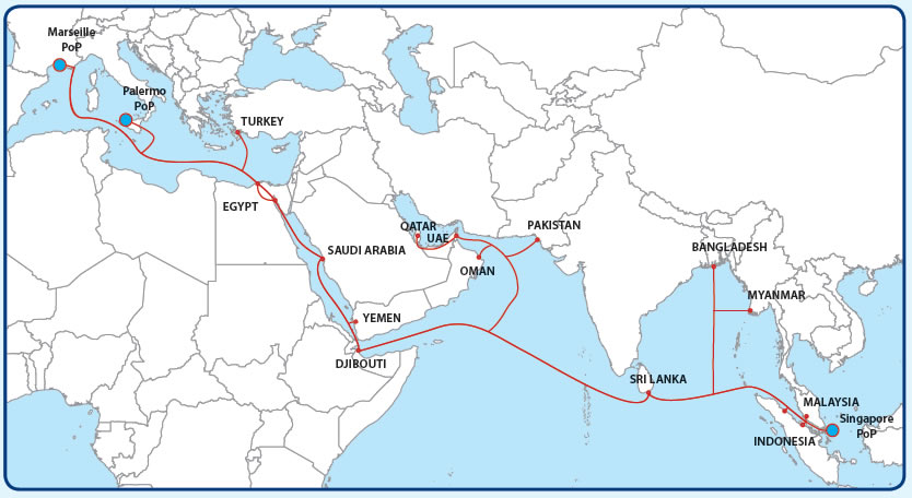 Türk Telekom deniz altı fiber kablo sistemi SEA-ME-WE 5'in lansmanını yaptı