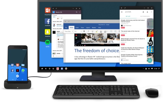 Remix OS mobile geliyor