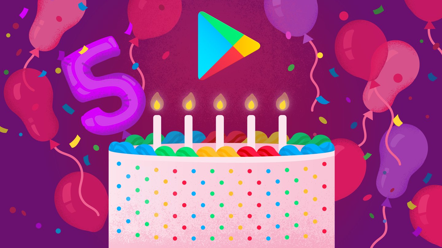 Google Play 5. yılını kutluyor, işte en çok indirilen oyun ve uygulamalar