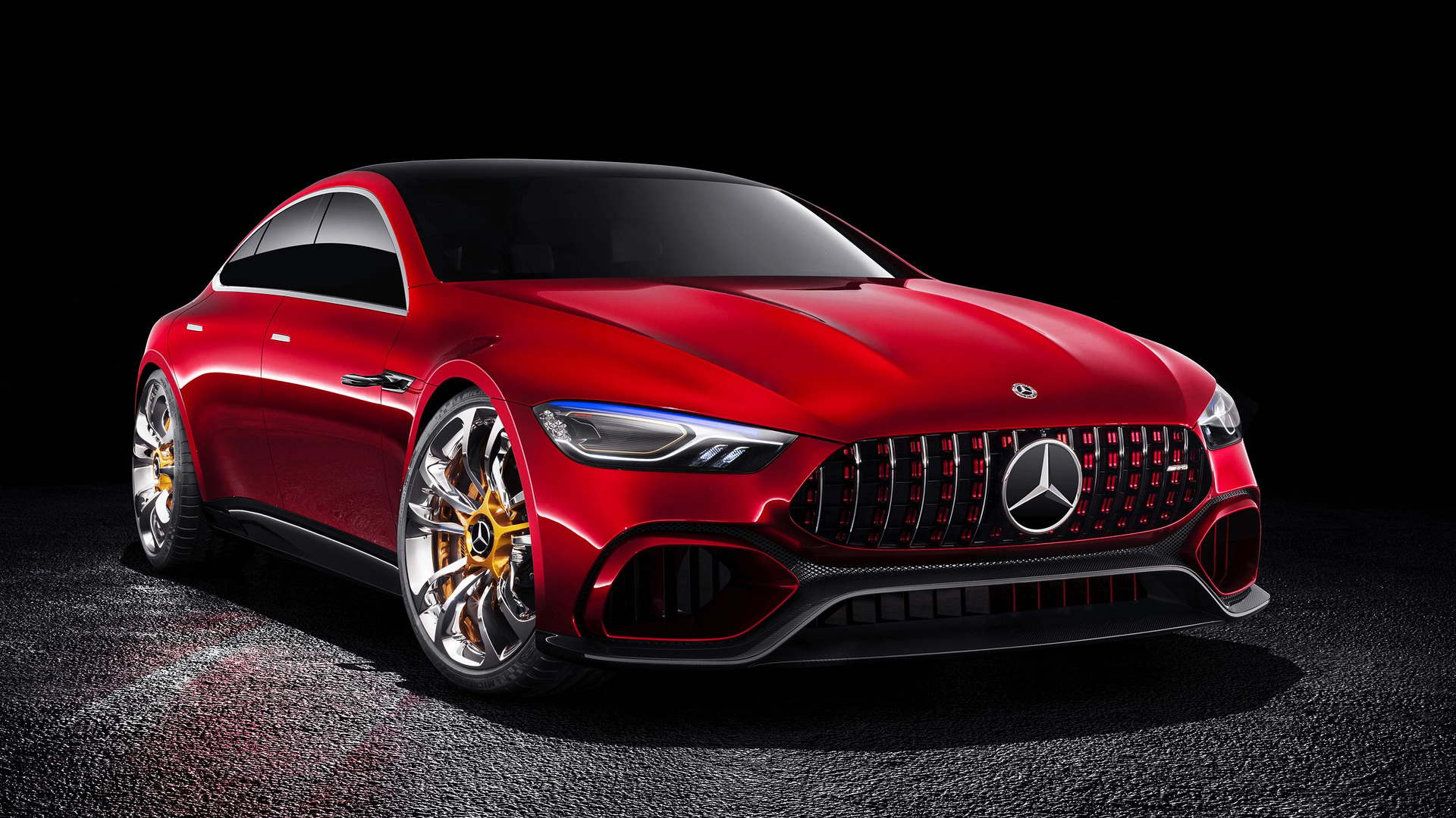 Mercedes-AMG'den 4 kapılı hibrit spor otomobili: AMG GT Concept