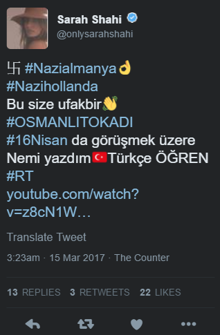 Twitter’da #NaziHollanda #NaziAlmanya saldırısı