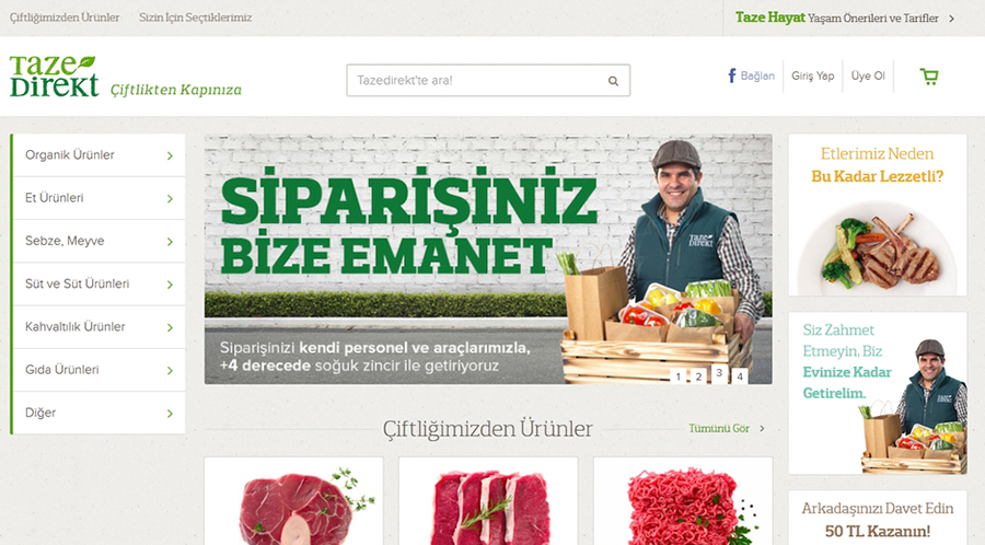 Migros'un satın aldığı organik ürün satışı yapan Tazedirekt geri dönüyor