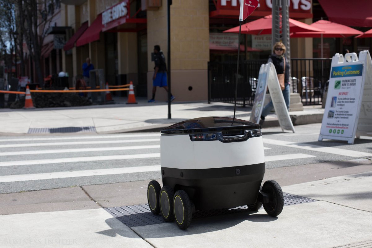 Teslimat robotu Silikon Vadisi’nde işbaşı yaptı