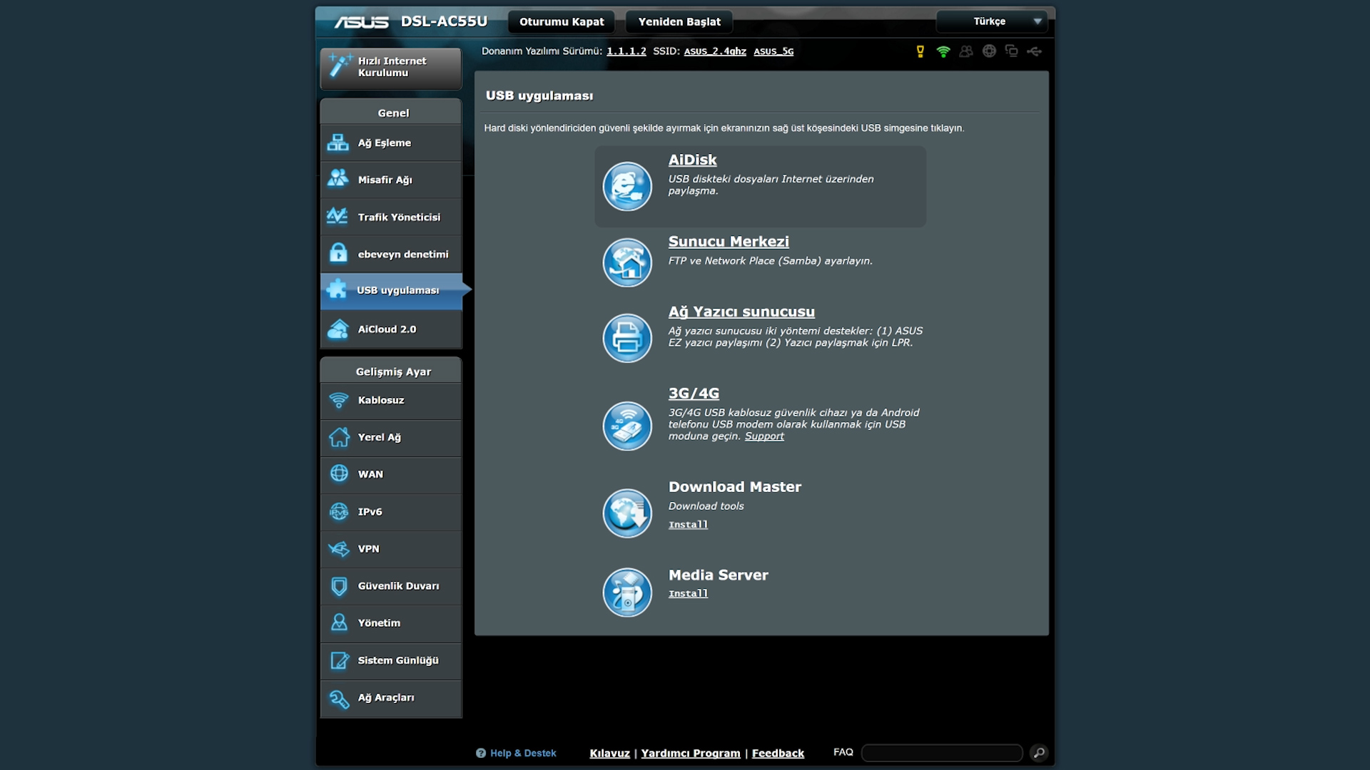 Asus DSL-AC55U modem/router incelemesi 'Torrent destekli, çekim alanı iyi'