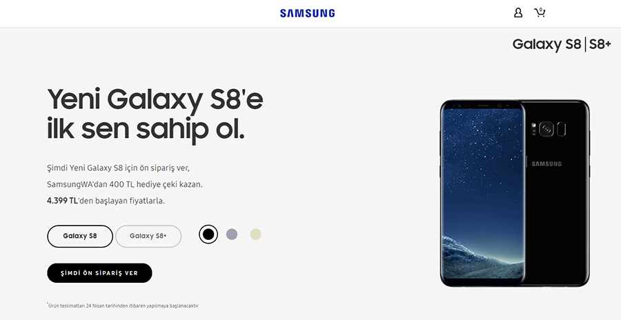 Samsung'un online alışveriş sitesi Türkiye’de kullanıma sunuldu