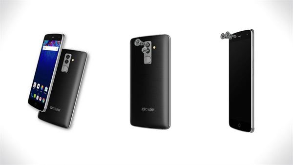 alcatel in yeni telefonu on ve arkada
