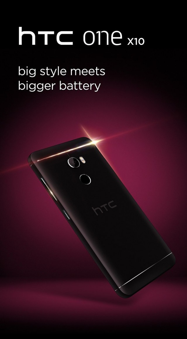 HTC One X10 resmen göründü, büyük bir pille geliyor