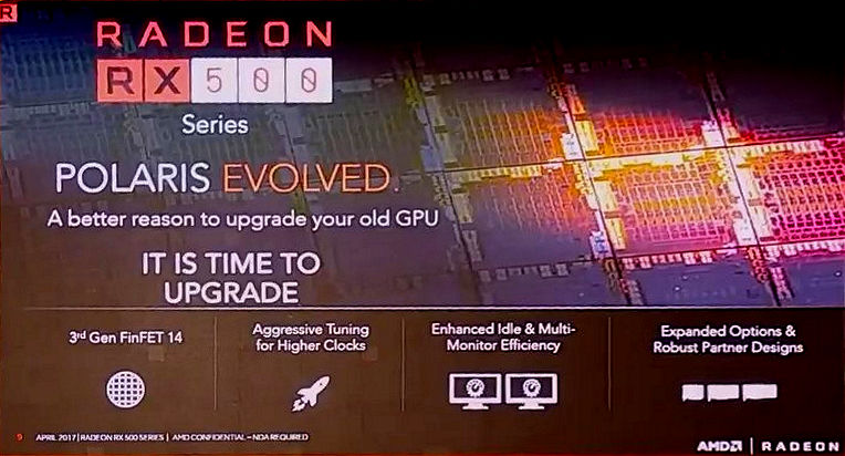 AMD Radeon RX 500 basın görselleri sızdırıldı