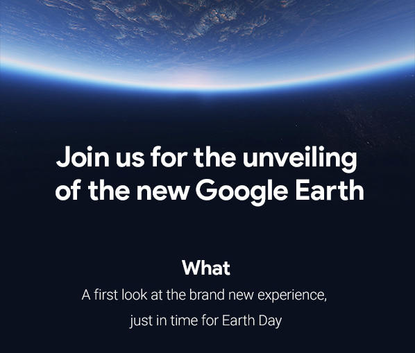 Yeni bir Google Earth tecrübesi geliyor