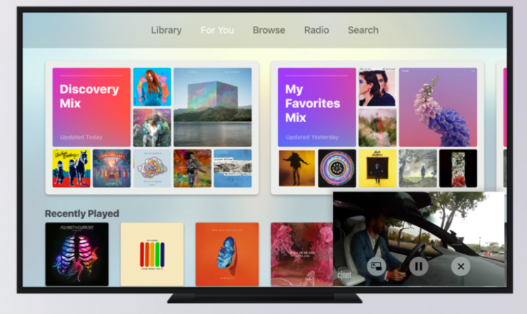 Apple TV, tvOS 11 ile yeni bir çehreye bürünecek