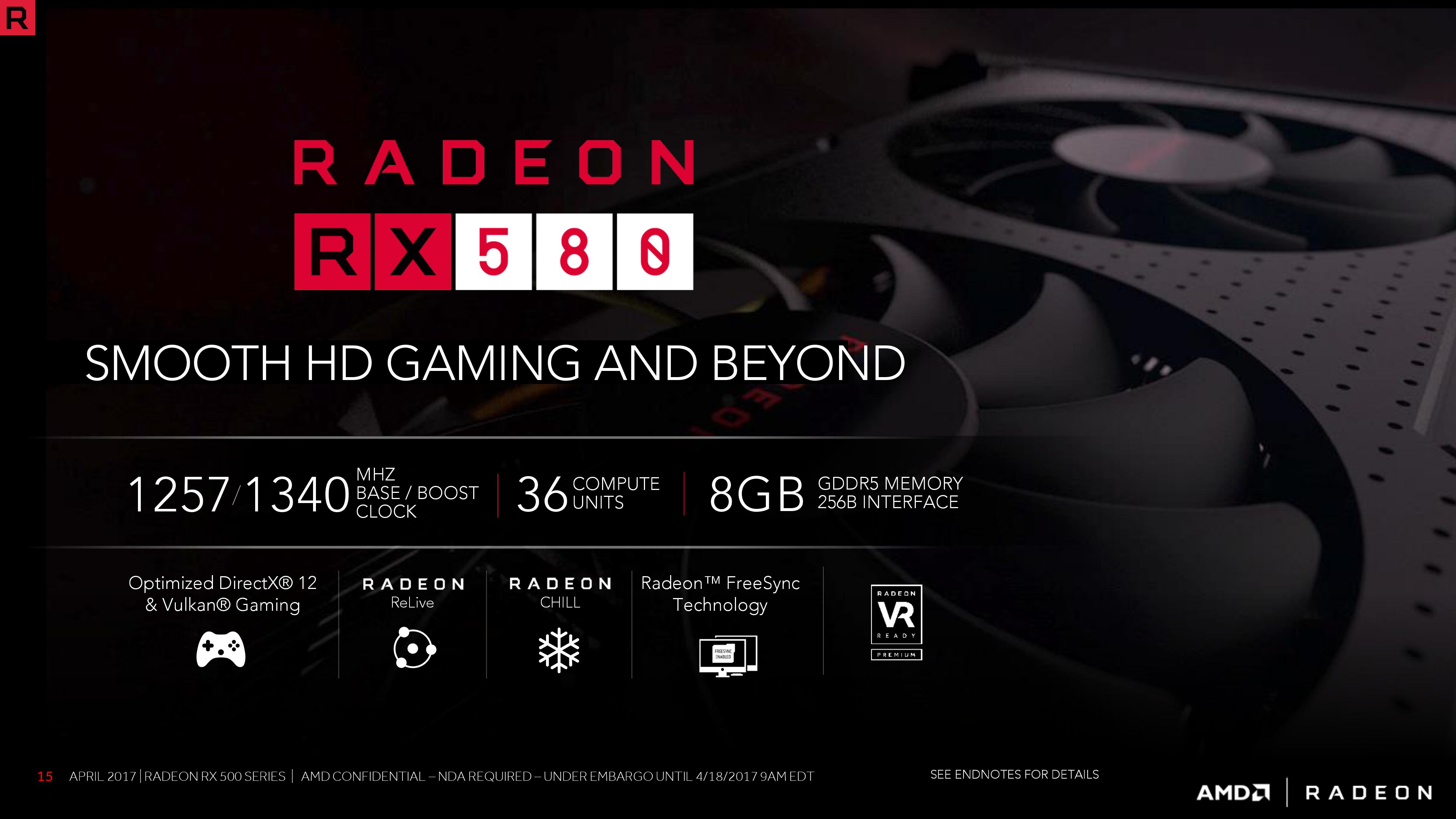 AMD Radeon RX 500 serisi resmiyet kazandı