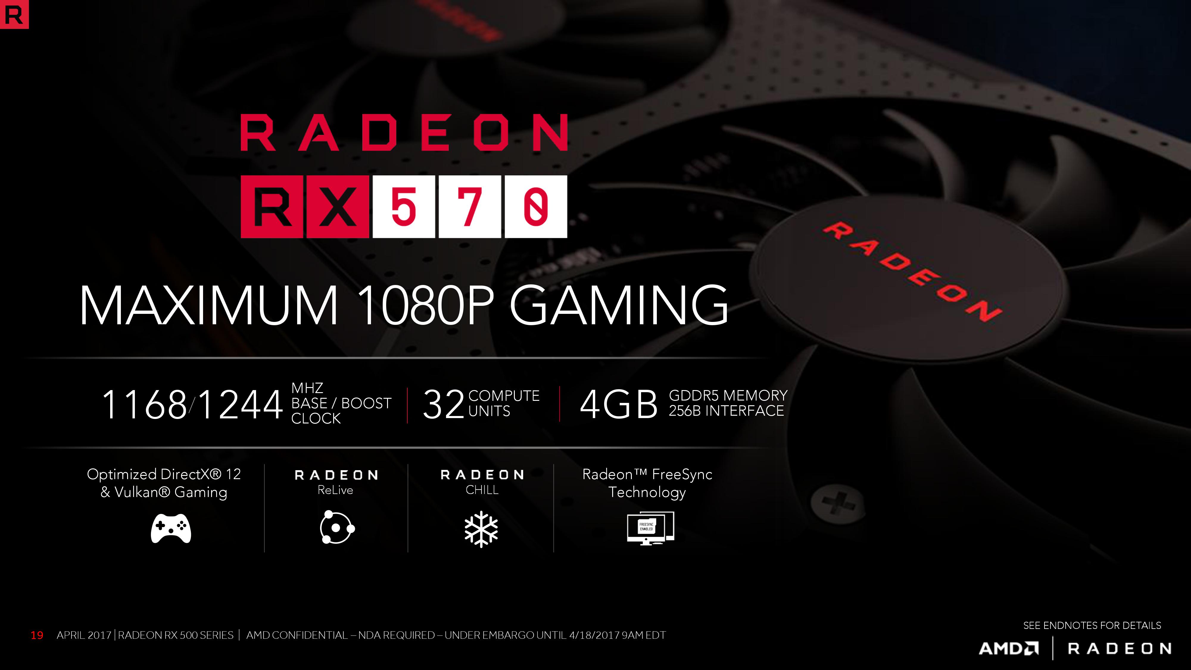 AMD Radeon RX 500 serisi resmiyet kazandı