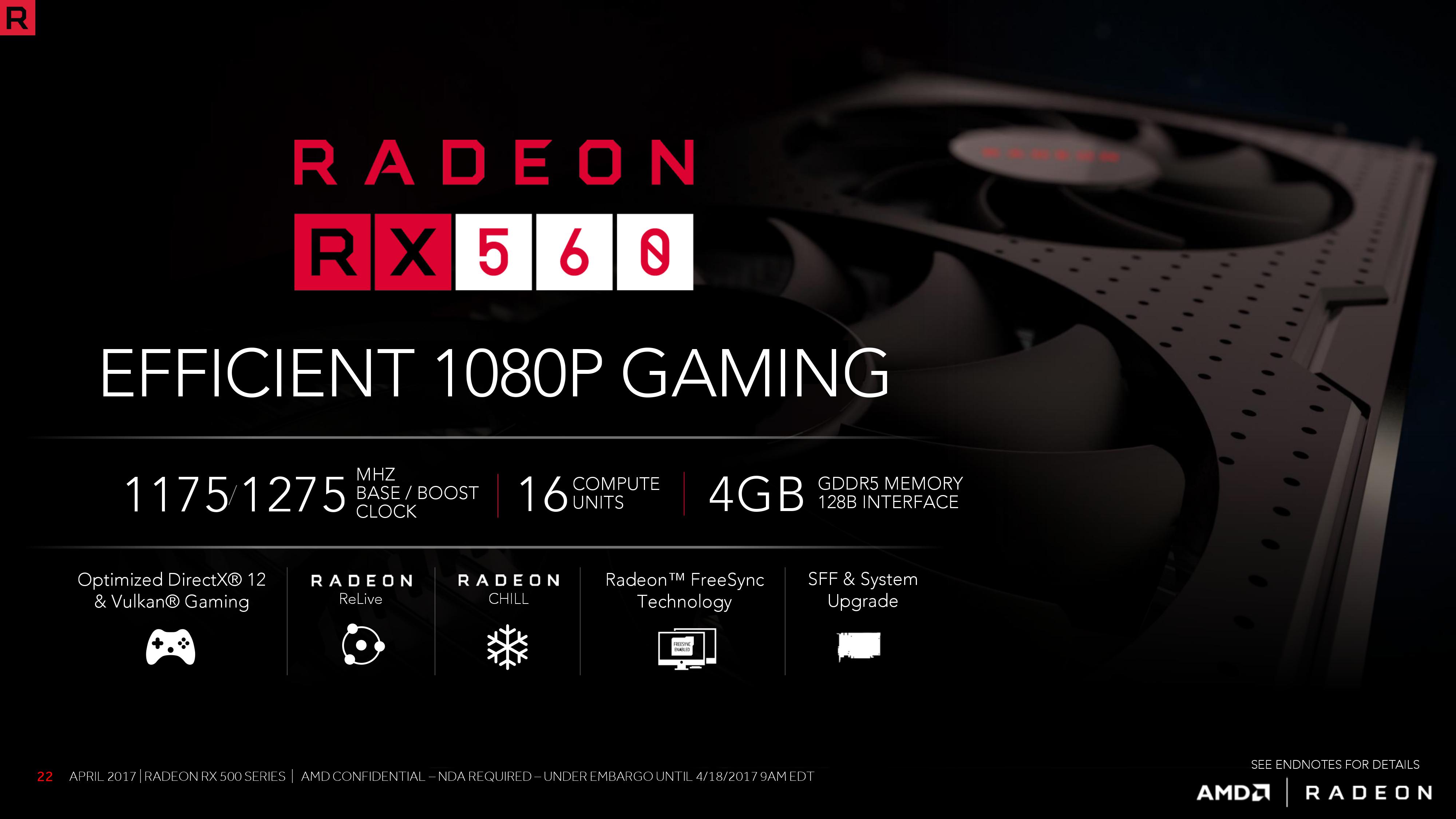 AMD Radeon RX 500 serisi resmiyet kazandı