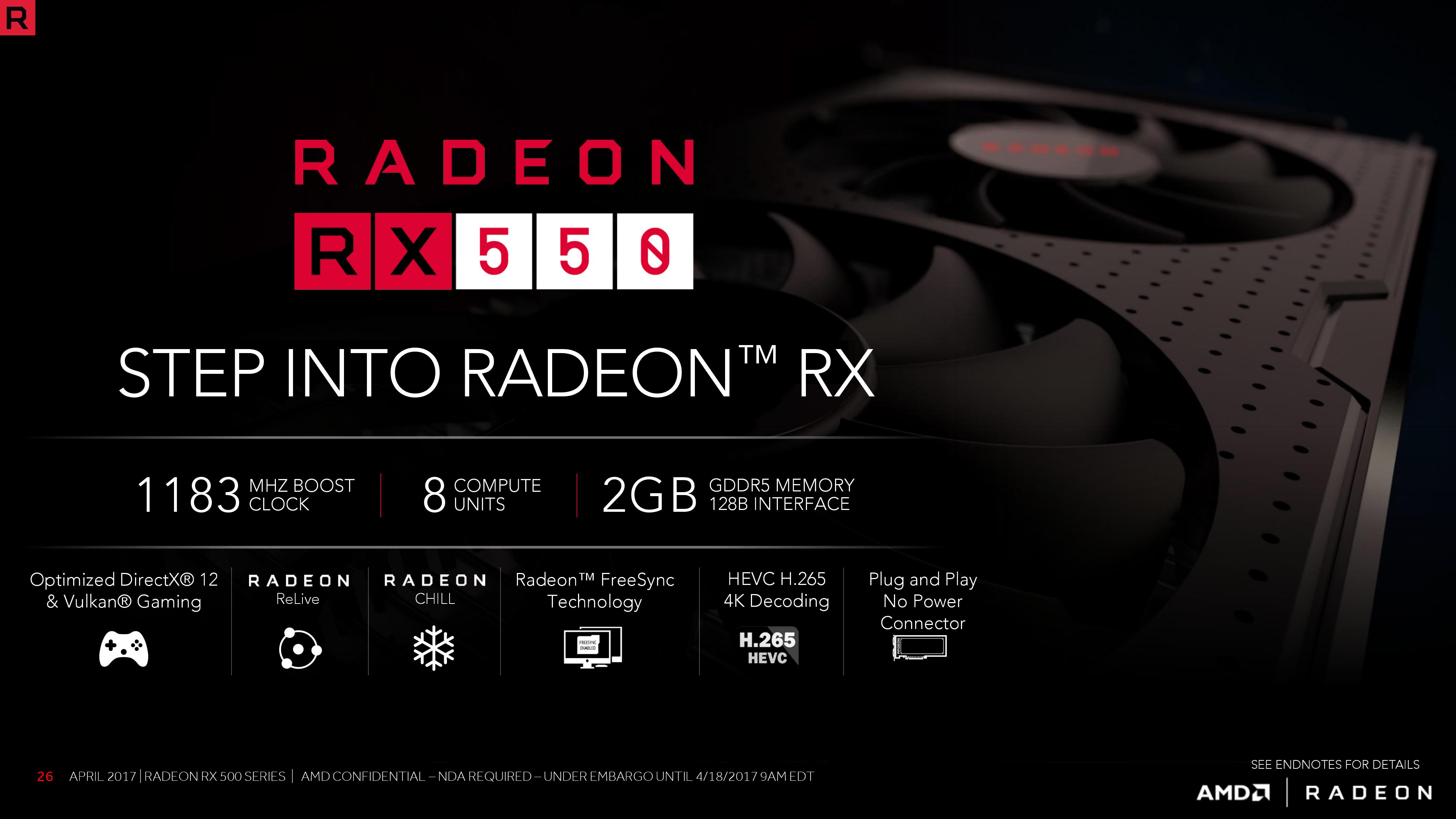 AMD Radeon RX 500 serisi resmiyet kazandı