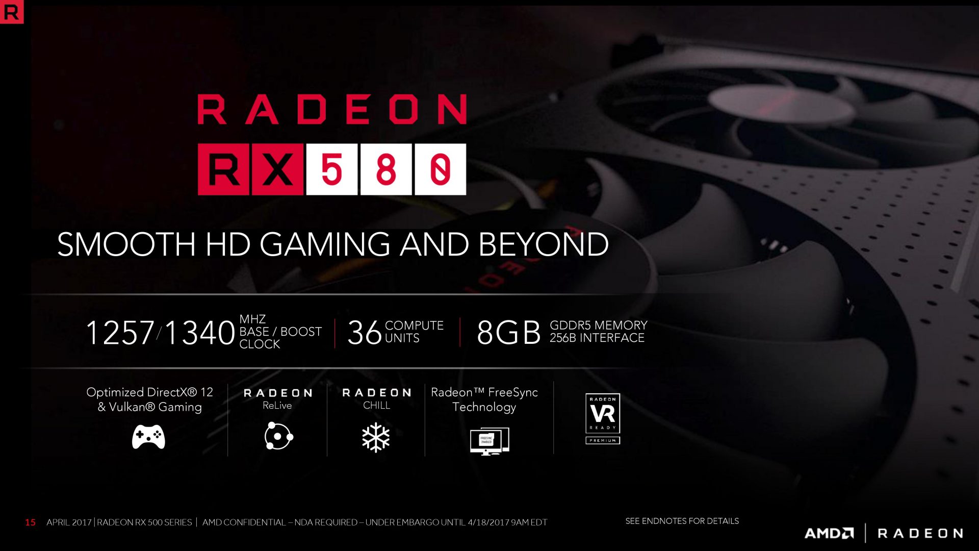 AMD Radeon RX 480 ekran kartları Radeon RX 580’e dönüşüyor