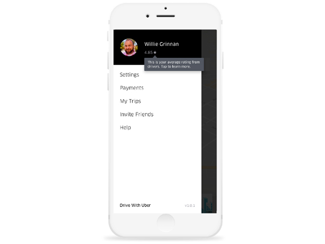 Uber yolcuları artık puanlarını kolayca öğrenebilecek