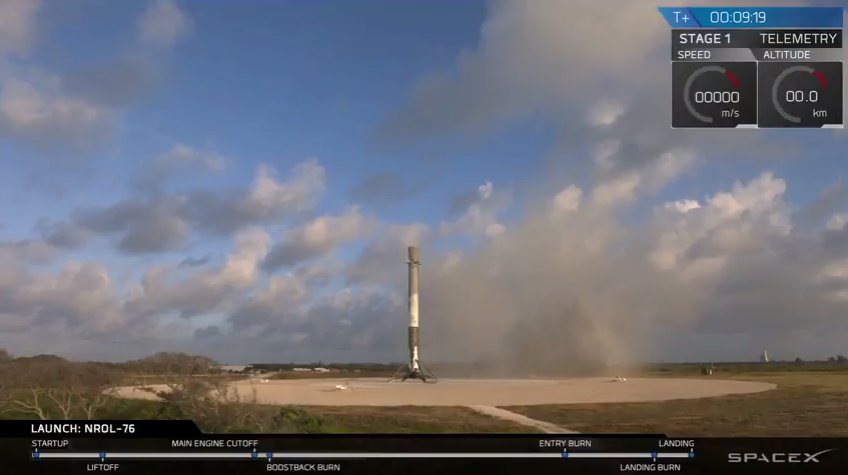 SpaceX, ABD'nin casus uydusunu uzaya taşıdı: İşte Görüntüler