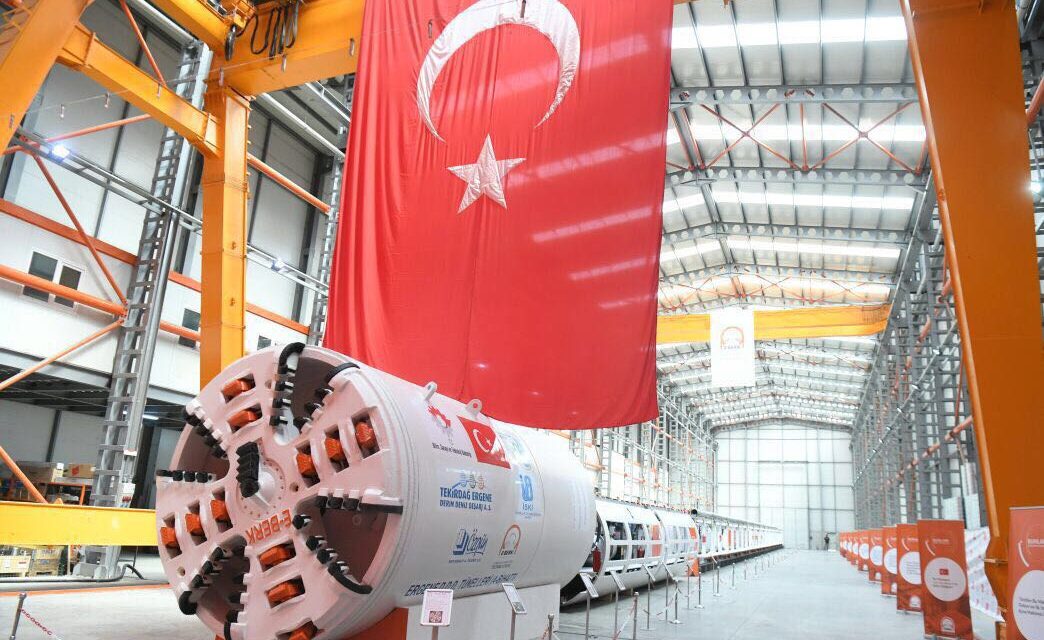 Türkiye tünel kazma makinesi üreten 8. ülke oldu
