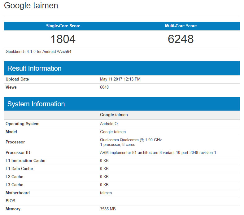 Google Pixel 2'nin performansı Galaxy S8 ve Xperia XZ Premium'a kafa tutacak