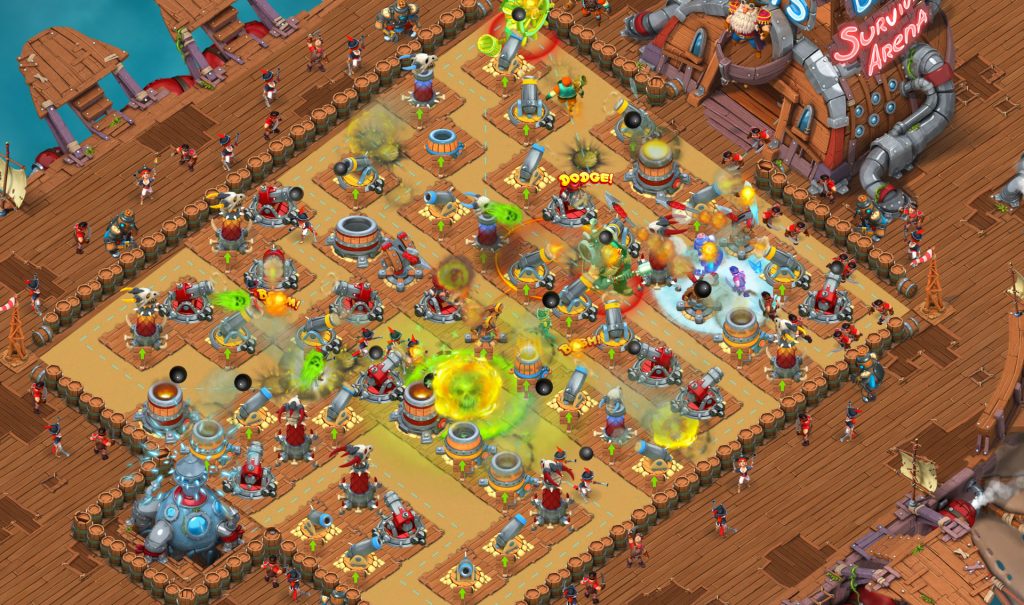 Survival Arena: Clash Royale ve Kingdom Rush melezi