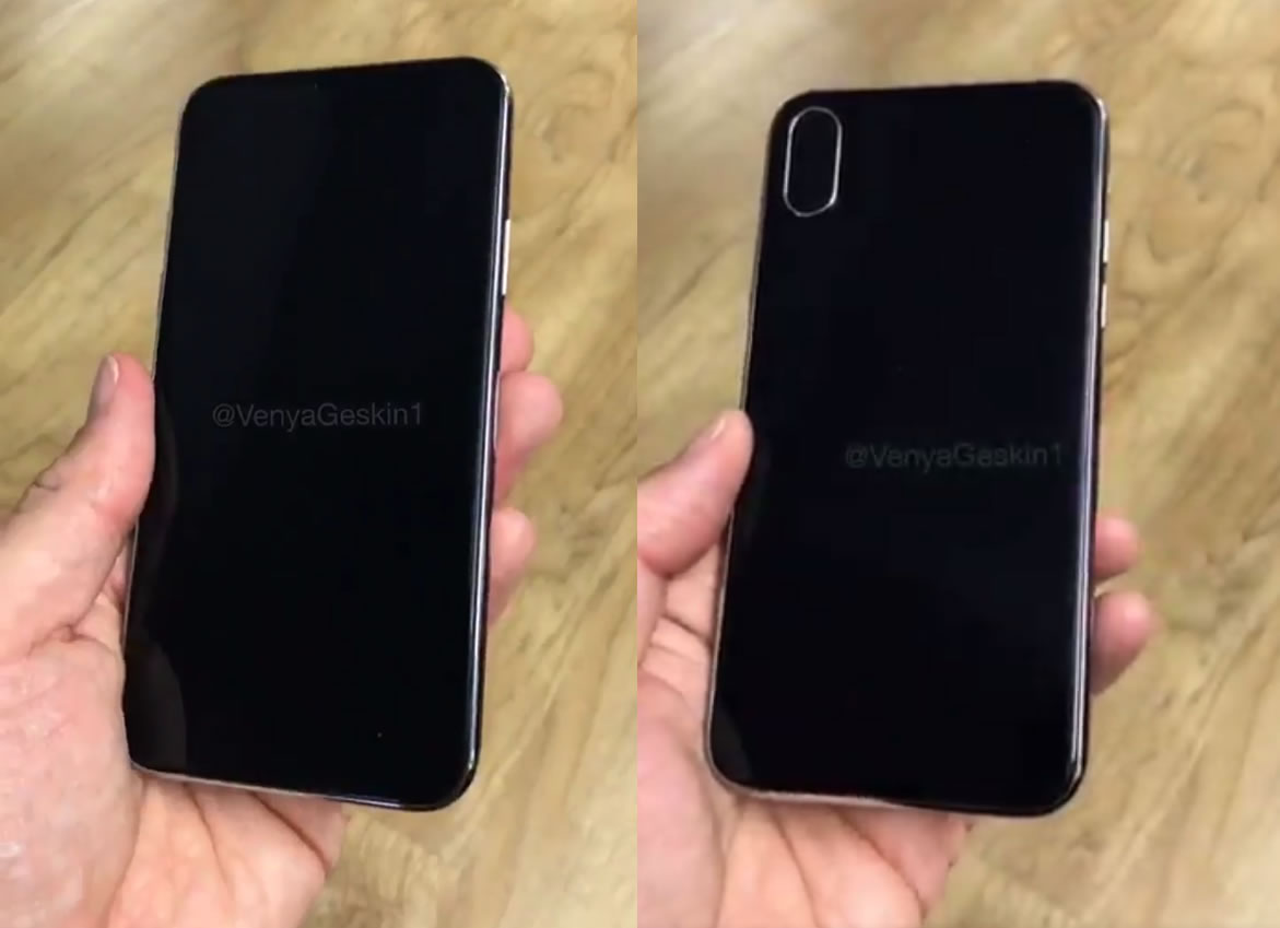 iPhone 8'in maketini gösteren bir video yayınlandı