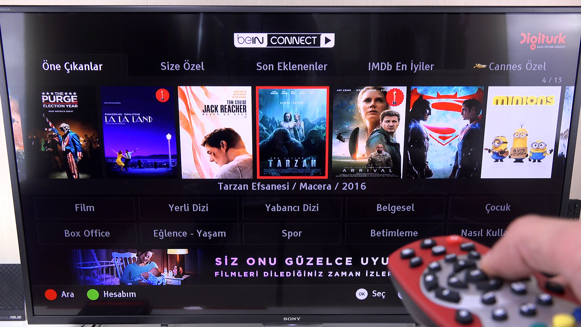 Digiturk beIN CONNECT incelemesi 'Digiturk abonelerine ücretsiz dizi-film arşivi'