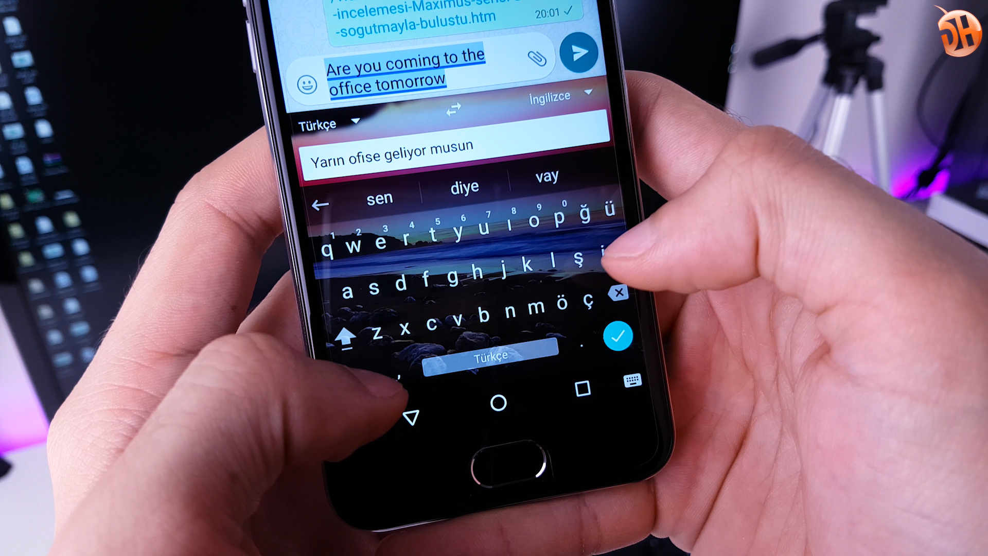 Google Gboard incelemesi 'Siz Türkçe yazın, o istediğiniz dile çevirsin'