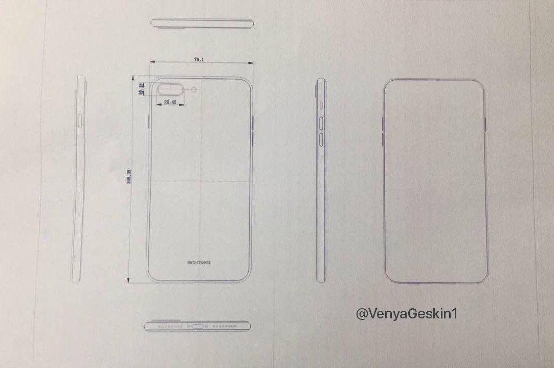 Son şemalar sızdı: iPhone 8, iPhone 7s ve iPhone 7s Plus seri üretimde