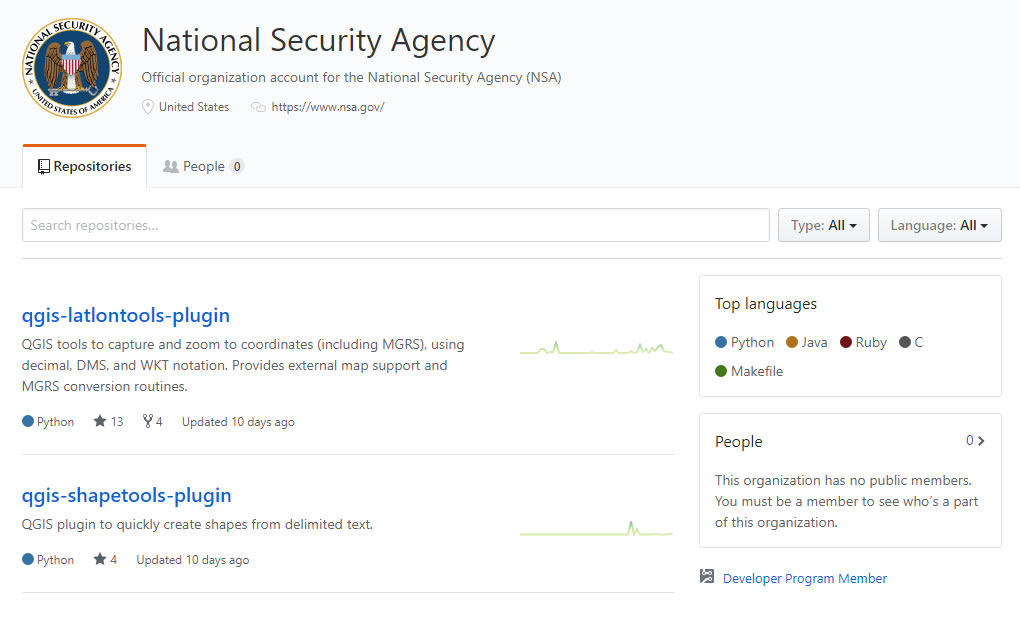 NSA şimdi de Github hesabı açtı