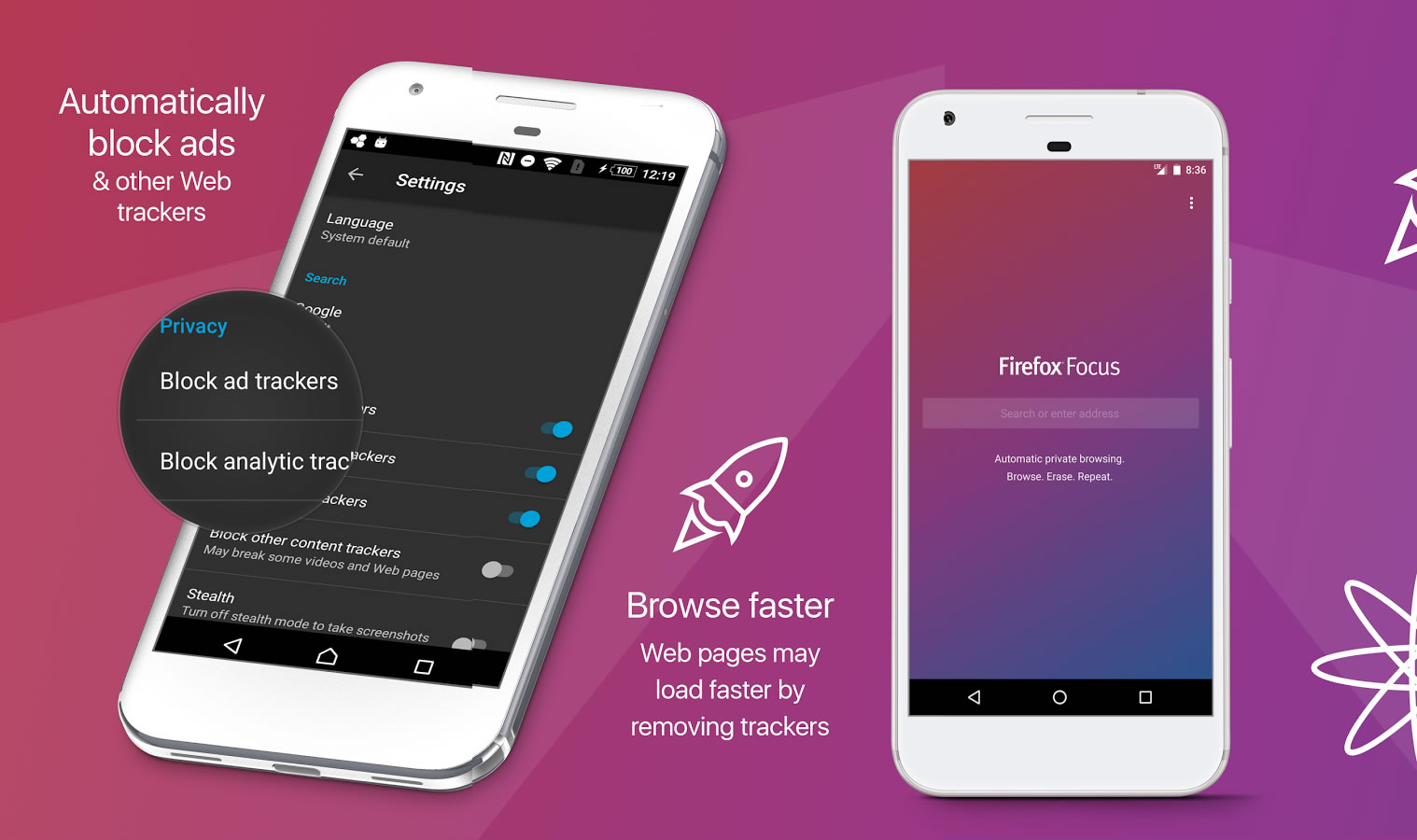 Reklam düşmanı Firefox Focus'un Android sürümü yayınlandı