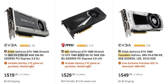 Ekran kartı piyasasında dengeler alt üst oldu: GTX 1070, 1080 Ti fiyatına ulaştı